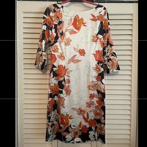 St. John Floral Dress, size 4